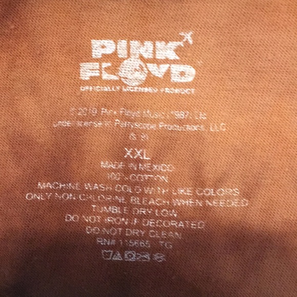 Pink Floyd bleach dyed tee🌈 - Picture 2 of 5